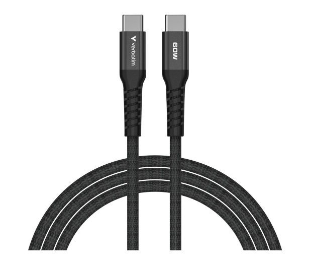 Verbatim Sync & Charge USB-C to USB-C 60W Magnetic 120 cm - Black - 1340231 - zdjęcie 2